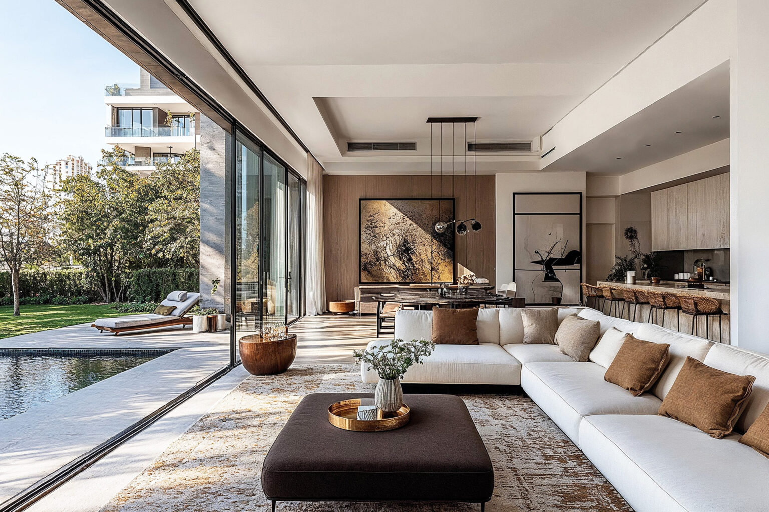 Modern house for sale. Large penthouse, villa, private house with 