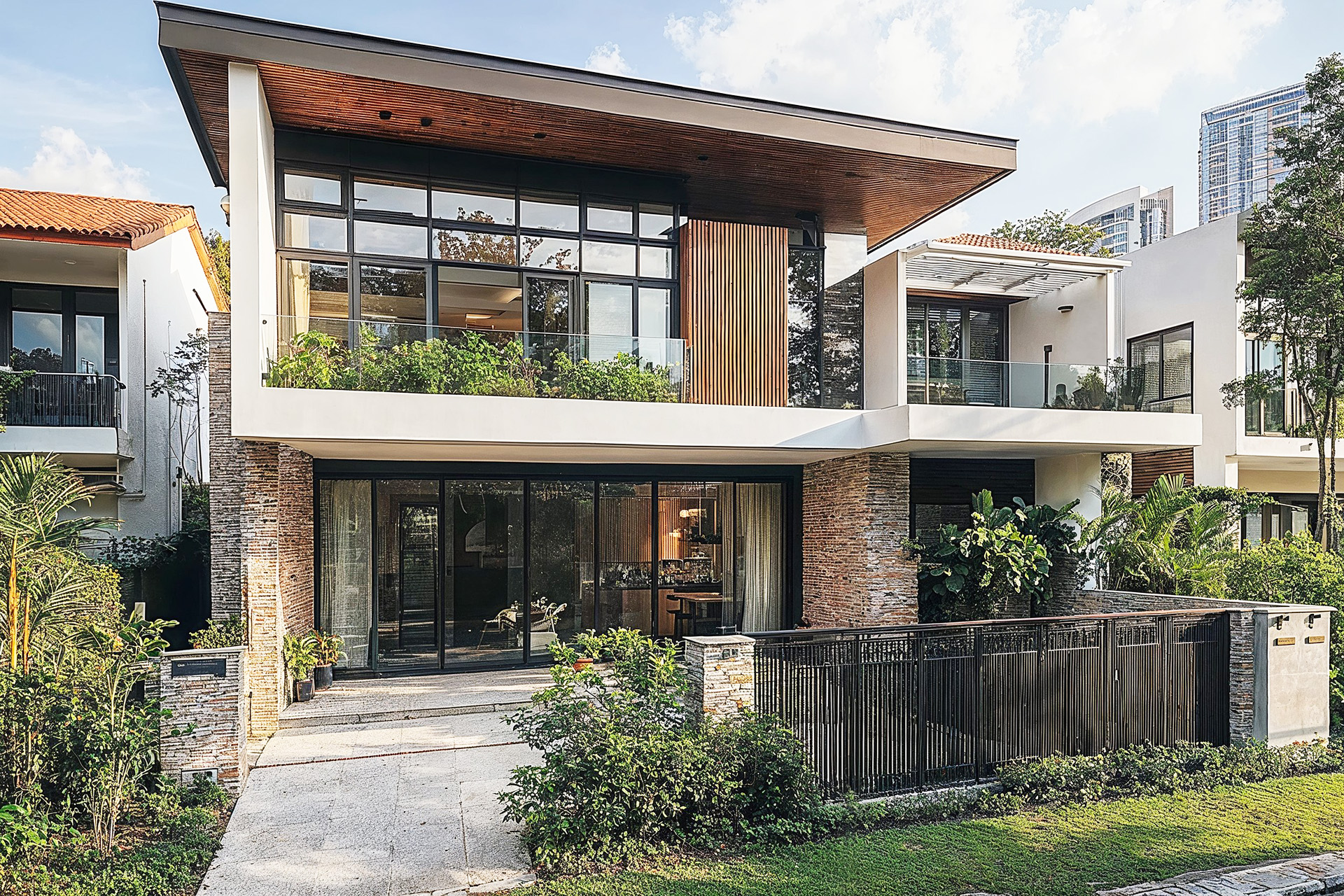 Singapore semi-detached house
