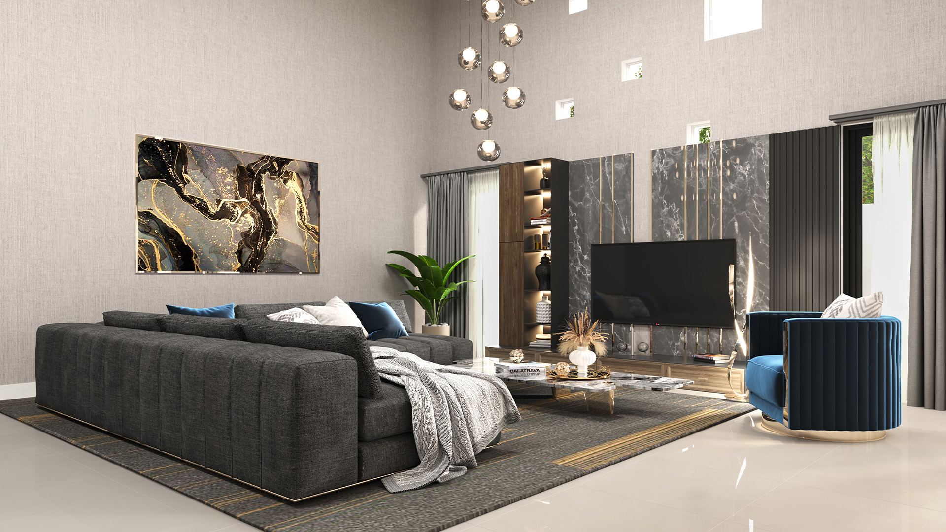 The Carrara @ 805 Mountbatten Road living room