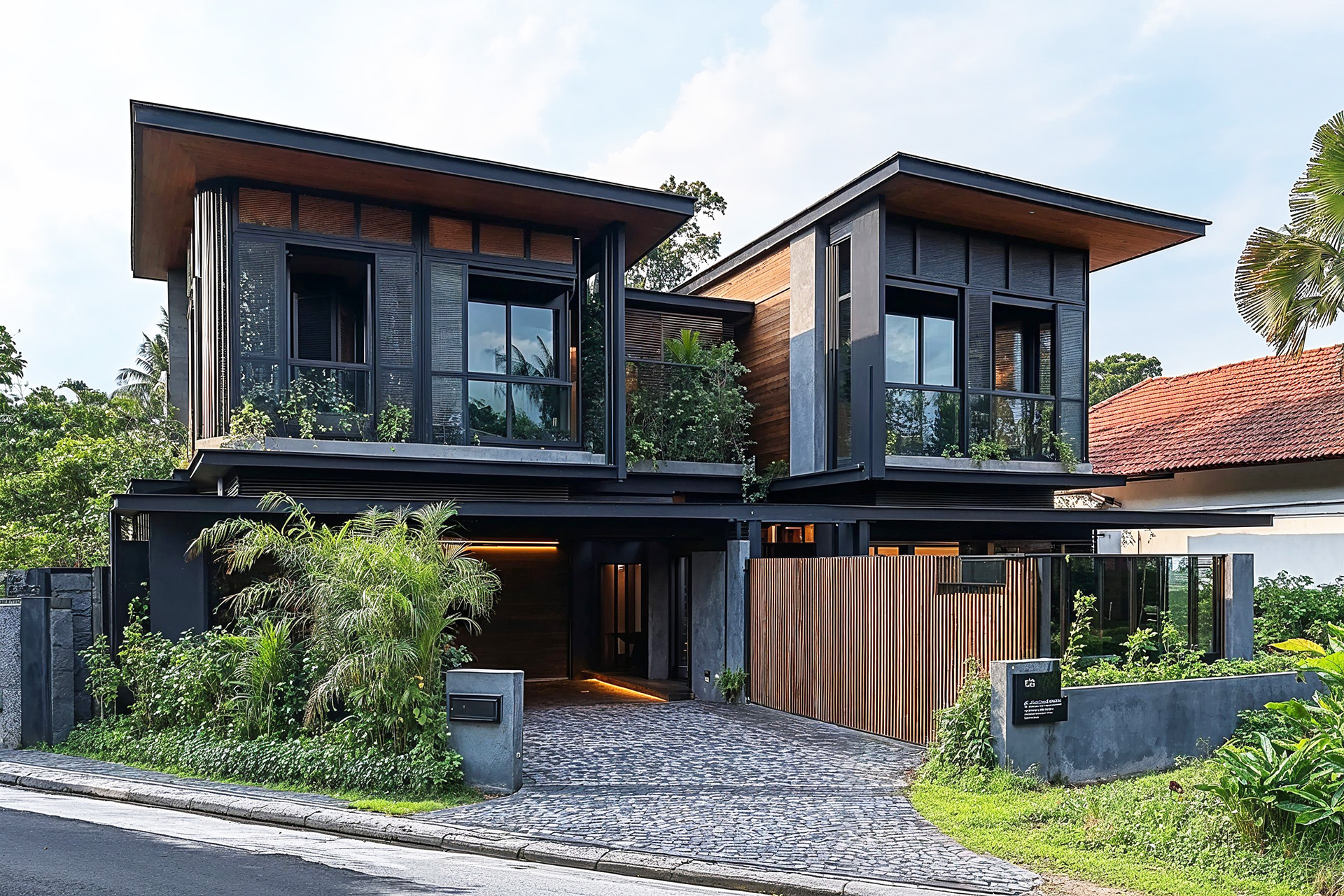 modern semi-detached house Singapore