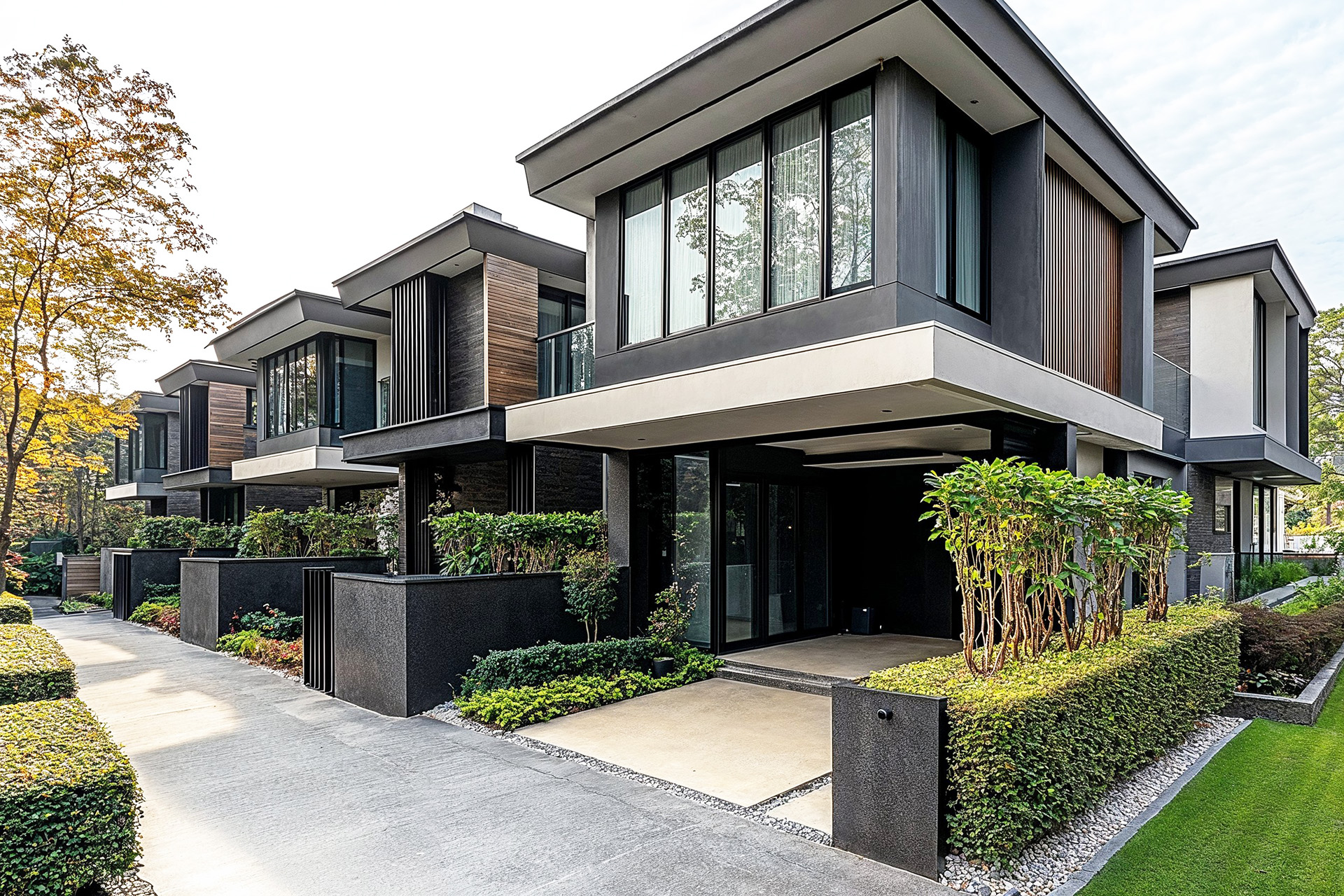 modern semi-detached house in Singapore