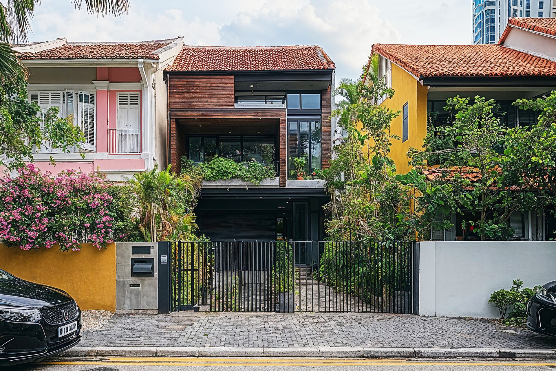 standard size of semi-detached house